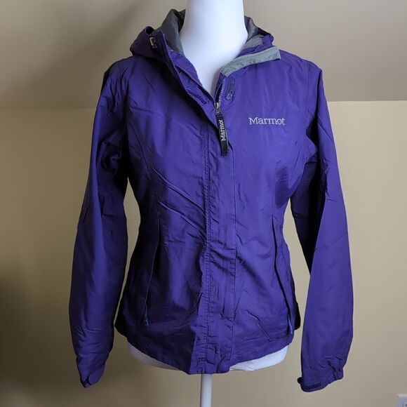 Marmot Jackets & Blazers - Marmot XS Purple Light Weight Hooded Jacket